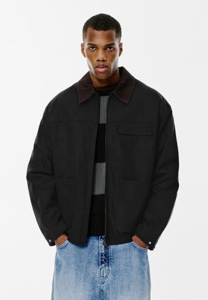 COLLAR - Ľahká bunda - black