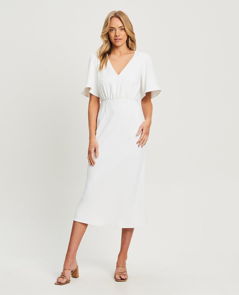 TUSSAH KATH MIDI  - Dnevna obleka - white