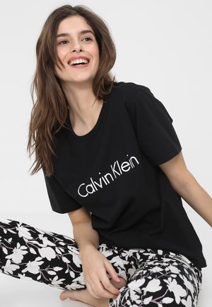 COMFORT - Pyjamasoverdel - black/white