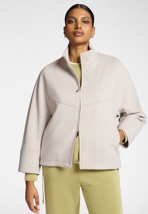 CON COLLO ALTO E ZIP - Leichte Jacke - grigio