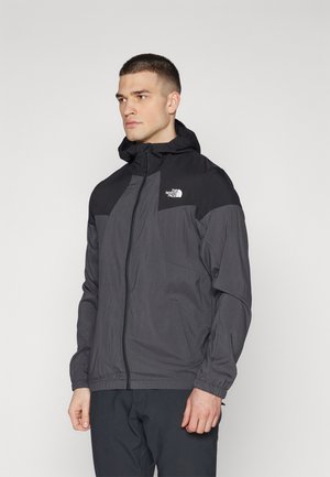 WIND TRACK HOODIE - Széldzseki - asphalt grey/black