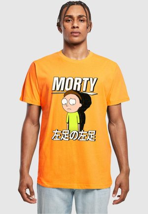 Merchcode RICK AND MORTY SAD MORTY - Print T-shirt - paradise orange