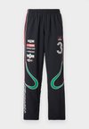GFX TRACK PANT UNISEX - Treningo apatinė dalis - black/green/better scarlet