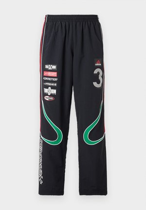 GFX TRACK PANT UNISEX - Träningsbyxor - black/green/better scarlet