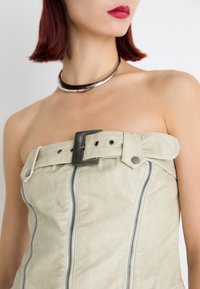 Jaded London BUCKLE AND ZIP CORSET - Top - beige