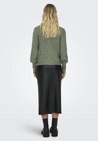 JDY Cardigan - mottled dark green