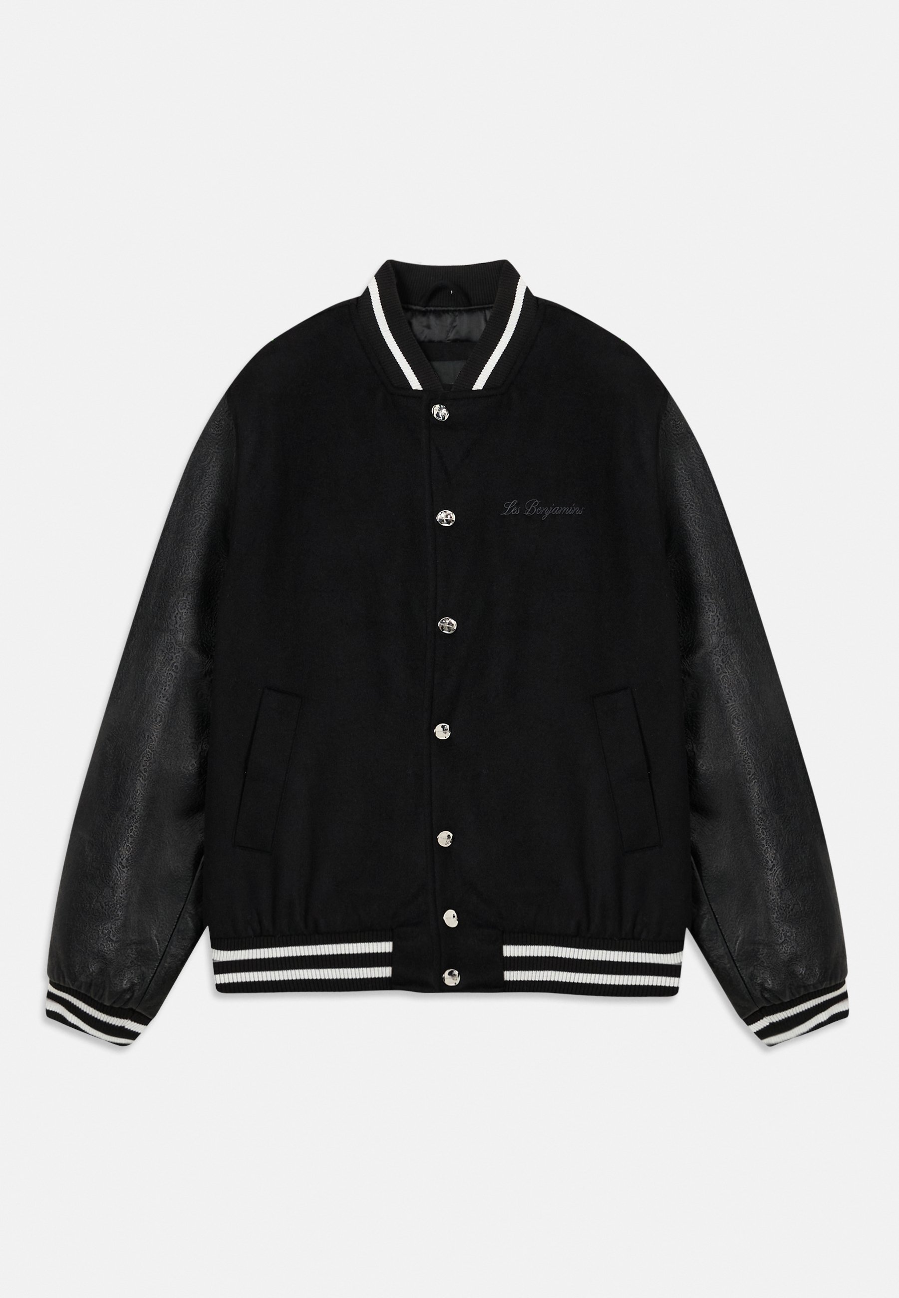 Les Benjamins Bomber Jacket - black - Zalando.ie