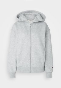 ICONS FULL ZIP HOODIE LOGO - Majica s kapuljačom i patentnim zatvaračem - grey