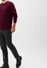 BRAX Strickpullover - dark red