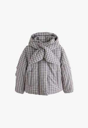 Next, SHORT PADDED JACKET - Winter jacket - pink check with scarf