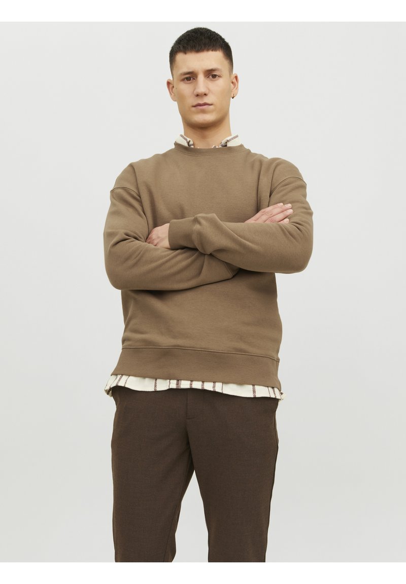 Jack & Jones JJESTAR CREW NECK - Sweatshirt - otter
