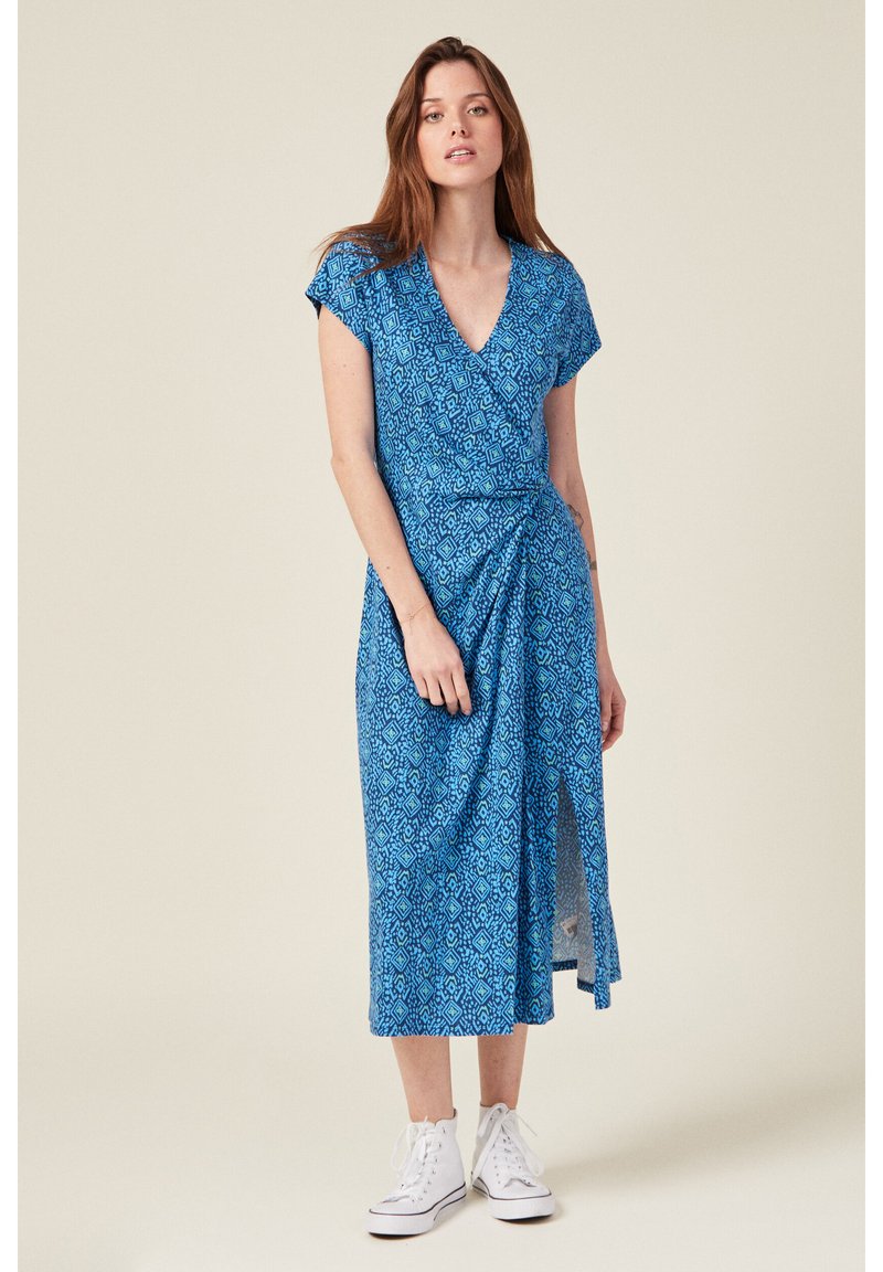 BONOBO Jeans GERADES DRAPIERTES - Freizeitkleid - bleu