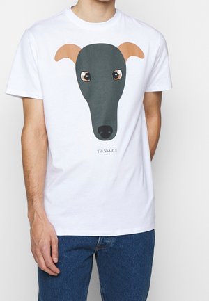 T-shirt print - white