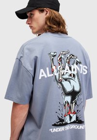 AllSaints Printtipaita - blue