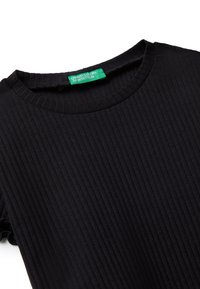 United Colors of Benetton SHORT SLEEVE - Triko s potiskem - black