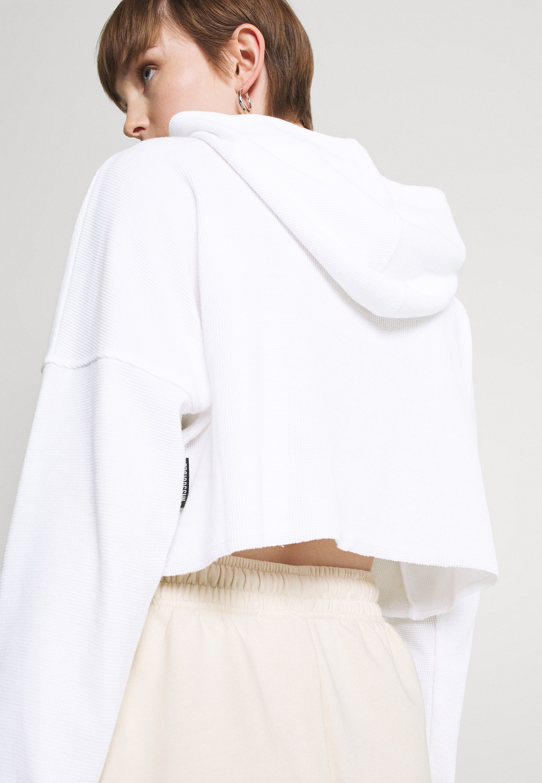 Missguided PLAYBOY SPORTS CROP HOODIE 