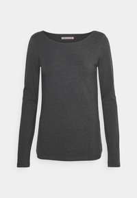 Anna Field Tall 2 PACK  - Camisola de manga comprida - black/ dark grey