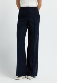 Bukser - striped navy blue