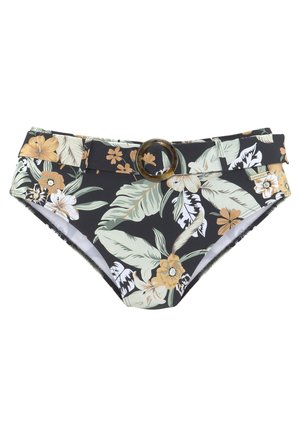 Sunseeker HIGHWAIST - Bikinibroekje - schwarz bedruckt