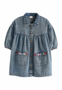 Non sélectionné, blue denim embroidered