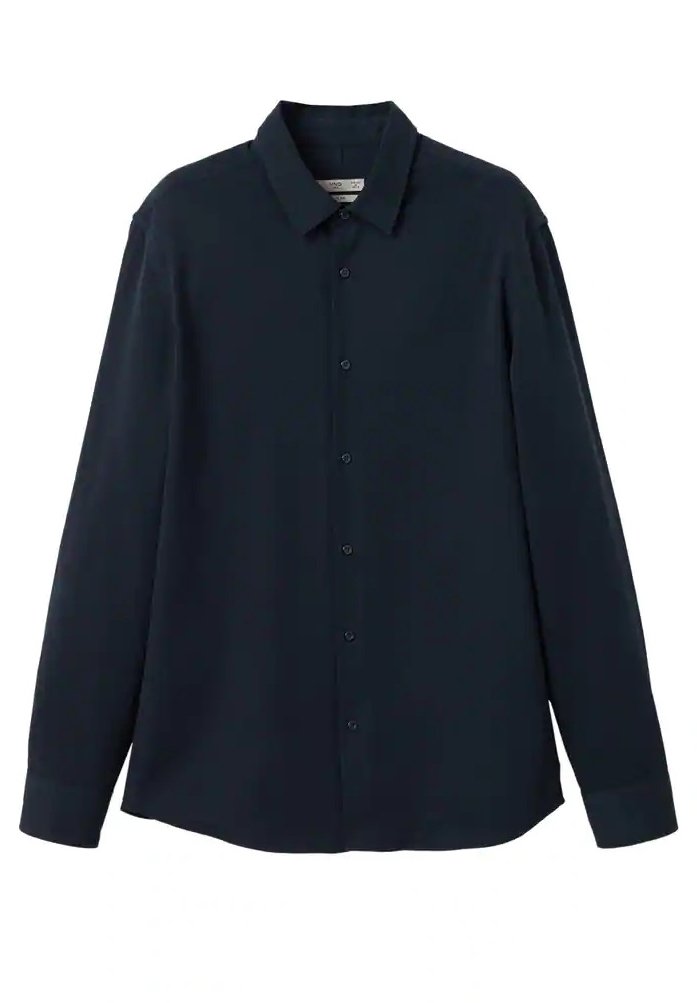 Herren Freizeithemden | Mango Hemd dunkles marineblau/royal - HG64255 Herren Freizeithemden | Mango Hemd dunkles marineblau/royal - HG64255