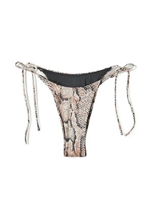 ANIMAL PRINT - Bikini-Hose - grey