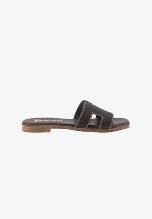 KESLEM, SANDALIAS KESLEM, MUJER - Sandalias planas - marrón