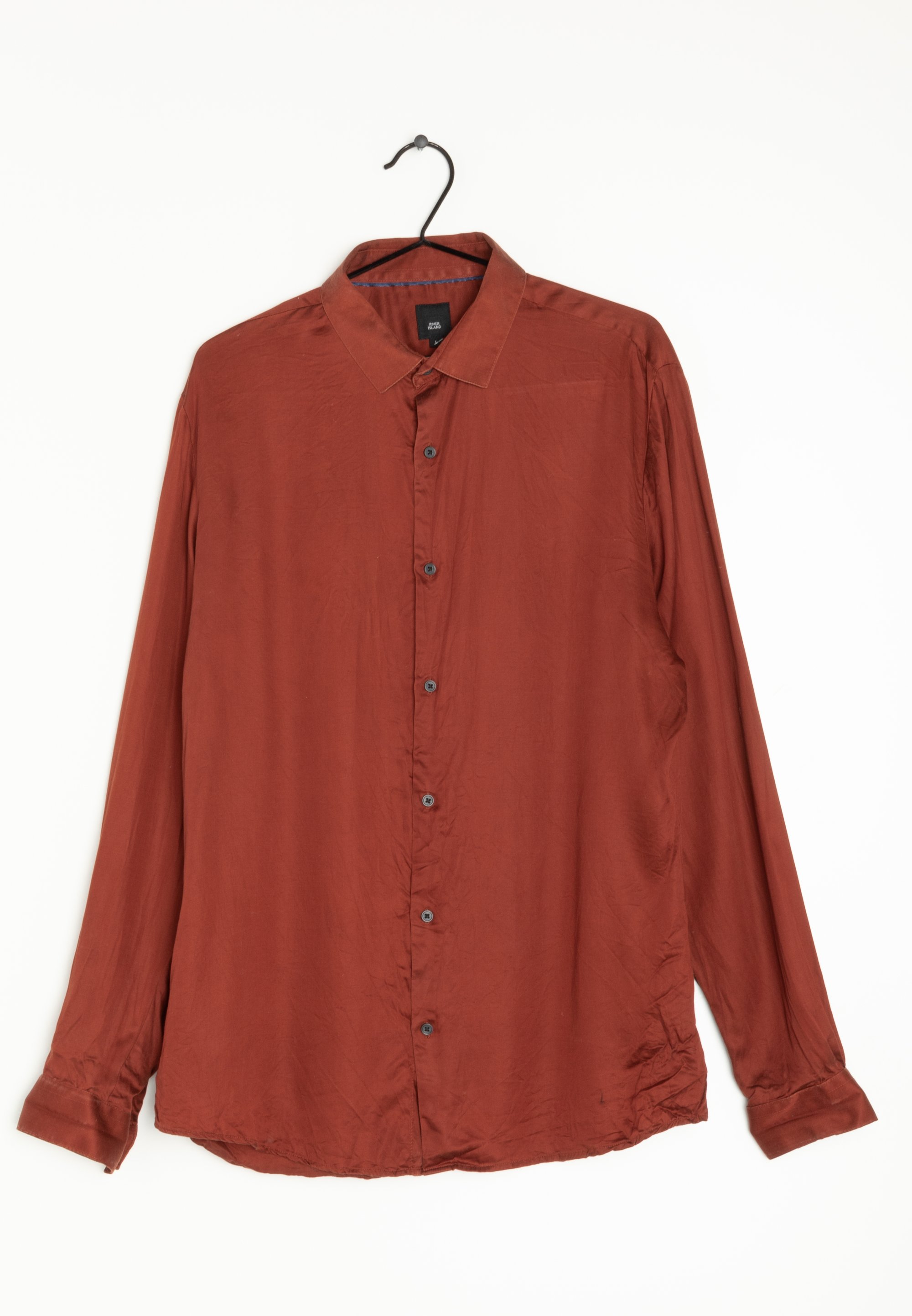 River Island Shirt red (Pre-owned)