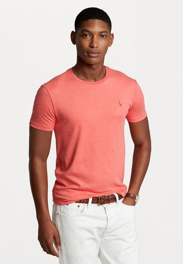 CUSTOM SLIM FIT SOFT COTTON T-SHIRT - Basic T-shirt - highland rose heather