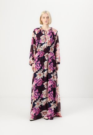 VILA VIEMME HIGH NECK MAXI DRESS - Occasion wear - navy/purple