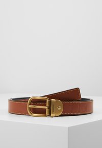 COACH Ζώνη - black/saddle