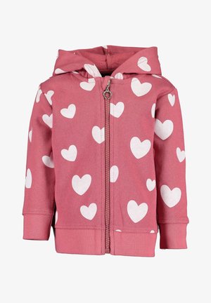 Felpa con zip - mauve aop