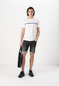 TOM TAILOR DENIM TRIPLE PACK PACKAGING 3 PACK - Print T-shirt - gardenia white