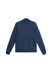 KIYAN LIGHT QUARTER ZIP - Strickpullover - key largo melange