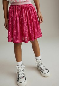 Next REGULAR FIT - A-Linien-Rock - pink sequin