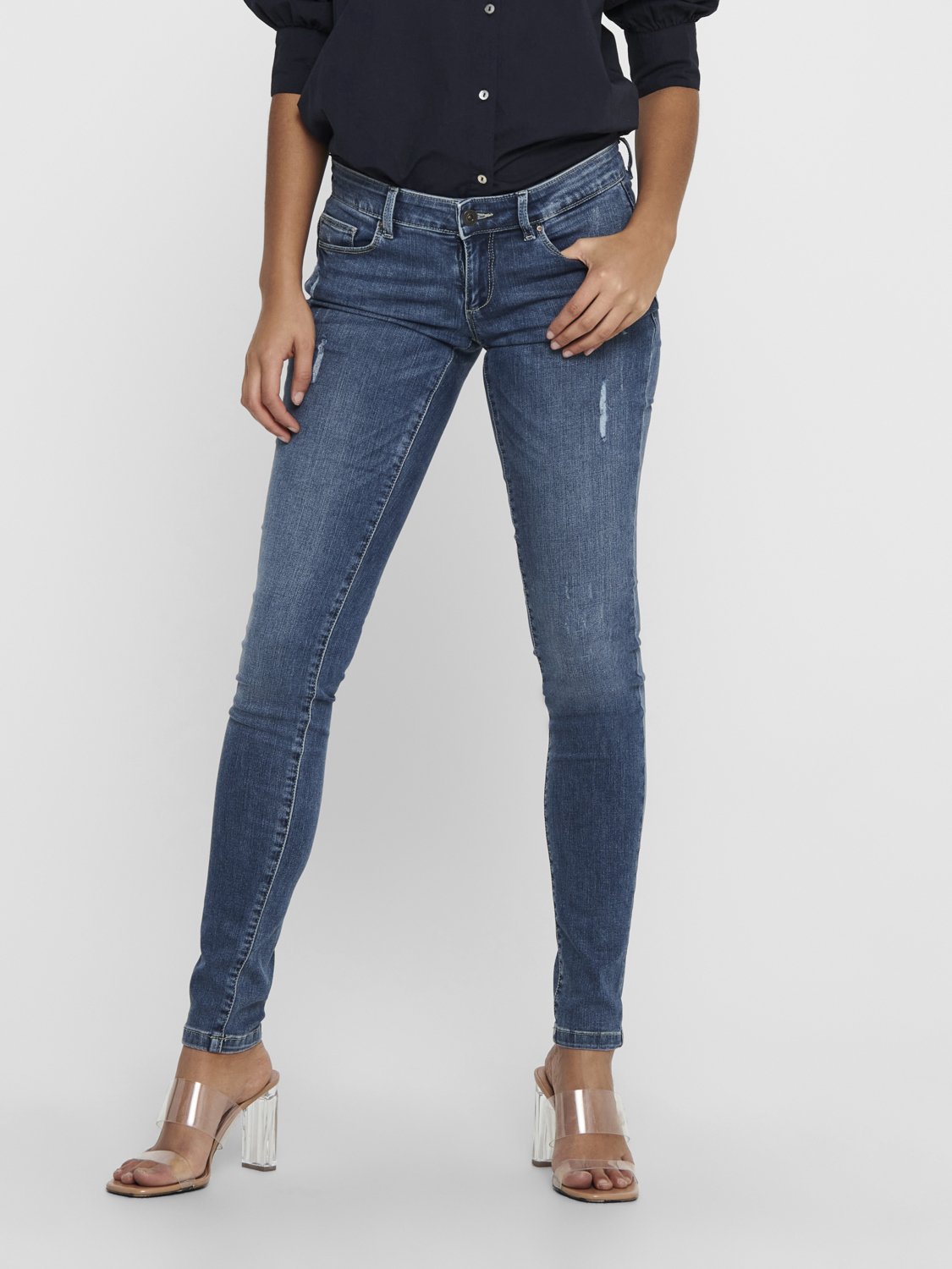 ONLY ONLCORAL - Jeans Skinny Fit - medium blue denim/blu denim - Zalando.it