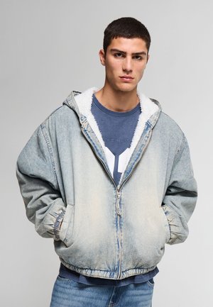 Terranova, GIUBBOTTO TINTA UNITA - Giacca di jeans - blu denim chiaro