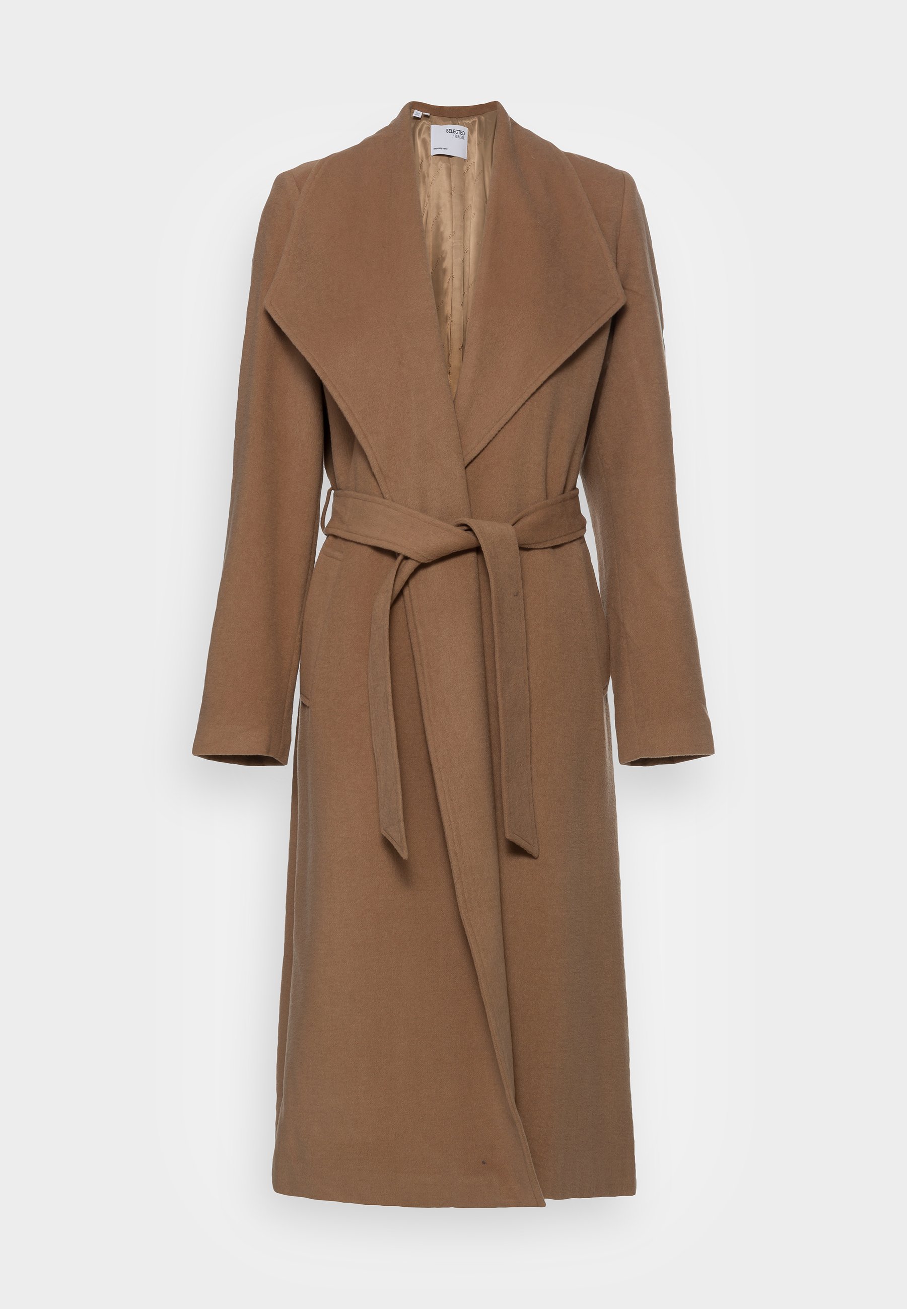 hænge skjule niece Selected Femme Tall SLFROSE COAT - Klassisk frakke - camel - Zalando.dk