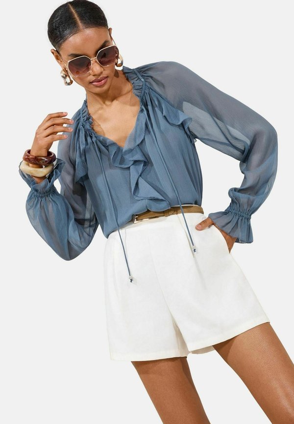 REGULAR FIT RUFFLE - Bluse