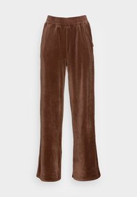 Hollister Co. WIDE LEG - Calças de fato de treino - camel