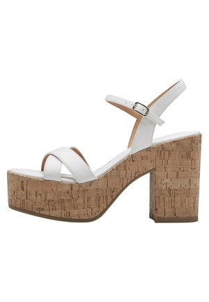 Sandalen met hoge hak - white