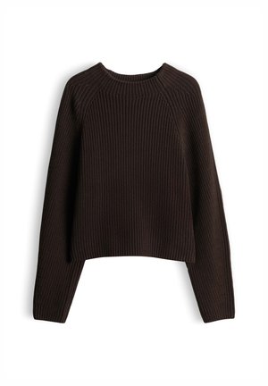 OPUS, RELAXED FIT RIBBED TEXTURE - Maglione - affogato
