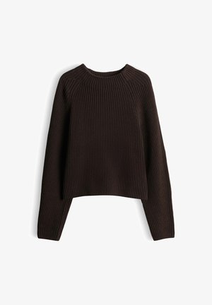 OPUS, RELAXED FIT RIBBED TEXTURE - Maglione - affogato
