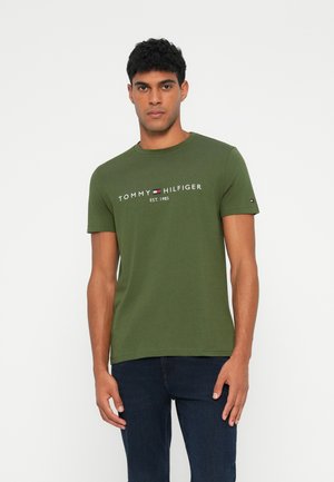 TOMMY LOGO TEE - T-shirts med print - mountain pine