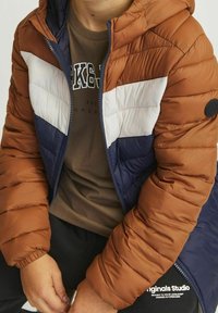 Jack & Jones Junior PUFFER - Vinterjacka - navy blazer