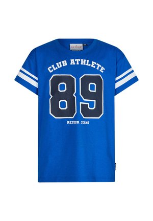 Print T-shirt - electric blue