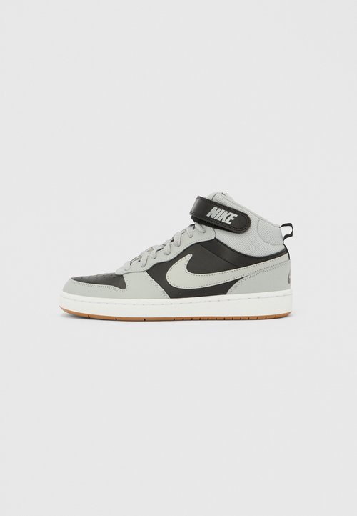 Nike Sportswear COURT BOROUGH MID 2 UNISEX - Sneakers high - black/smoke grey/white