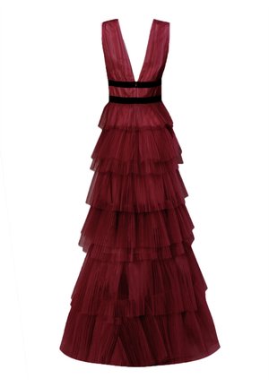 True Decadence PLUNGE FRONT - Ballkleid - burgundy