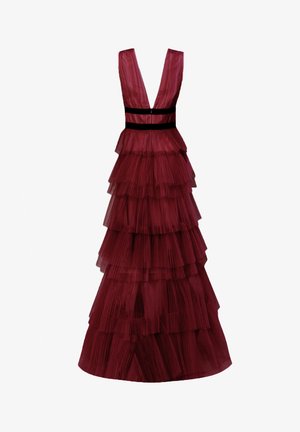 True Decadence PLUNGE FRONT - Robe de cocktail - burgundy