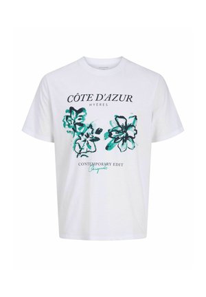 Jack & Jones, T-SHIRT T-SHIRT - Print T-shirt - bright white